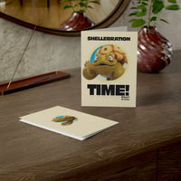 Albert Tortoise "Shellebration Time!" Greeting Card (10 pcs)