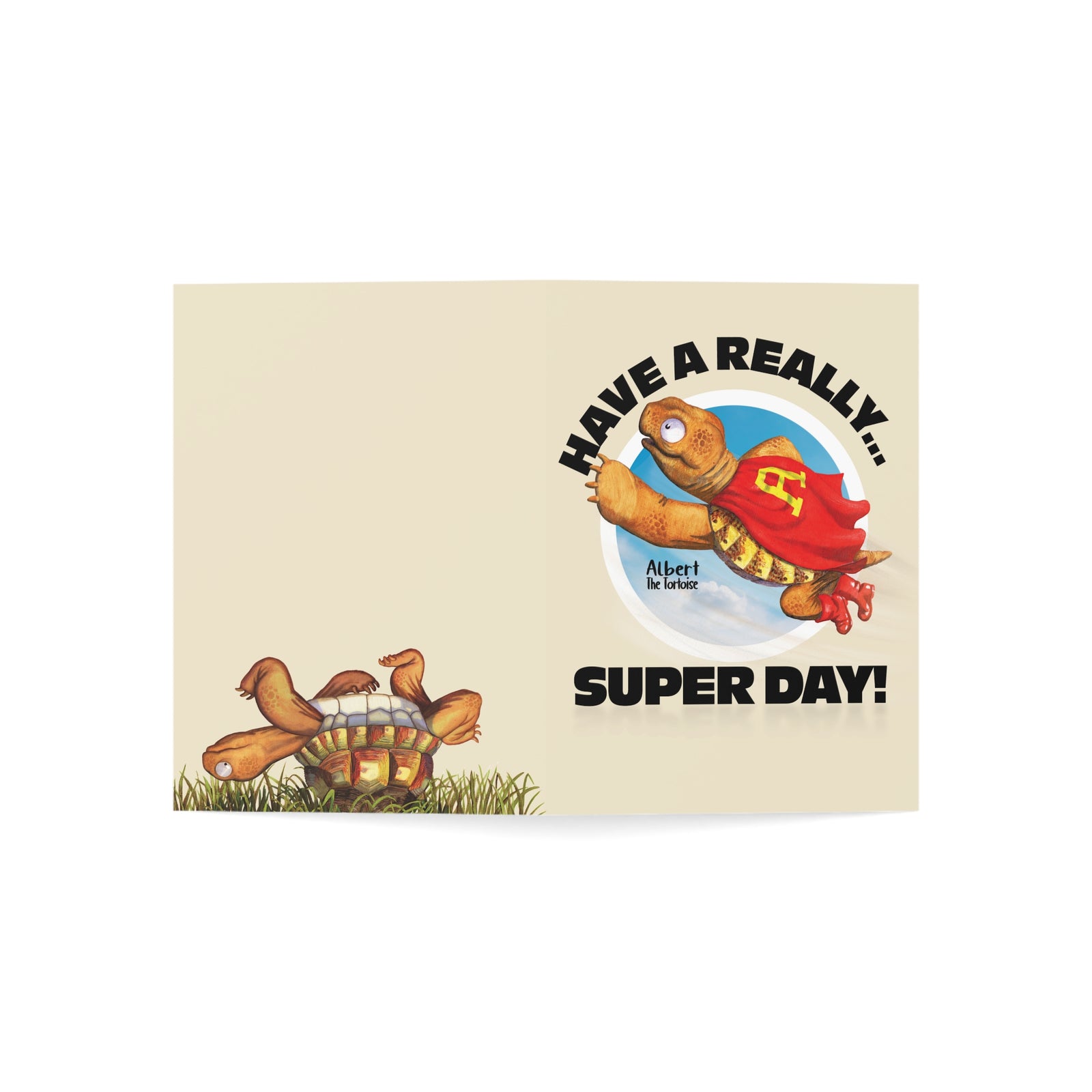 Albert Tortoise "Super Day!" Greeting Card (10 pcs)