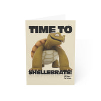 Albert Tortoise "Time to Shellebrate!" Greeting Card (10 pcs)