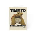 Albert Tortoise "Time to Shellebrate!" Greeting Card (10 pcs)