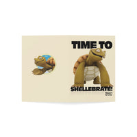 Albert Tortoise "Time to Shellebrate!" Greeting Card (10 pcs)