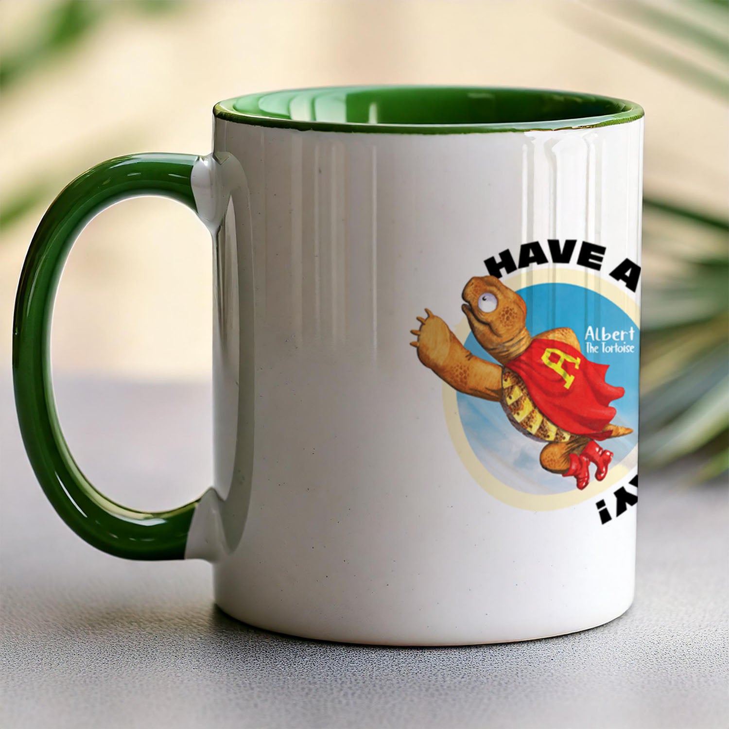 PP-MUG-11OZ-GREEN - Green Ceramic 11oz Mug Mockup