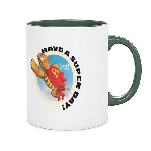 PP-MUG-11OZ-GREEN - Green Ceramic 11oz Mug Mockup