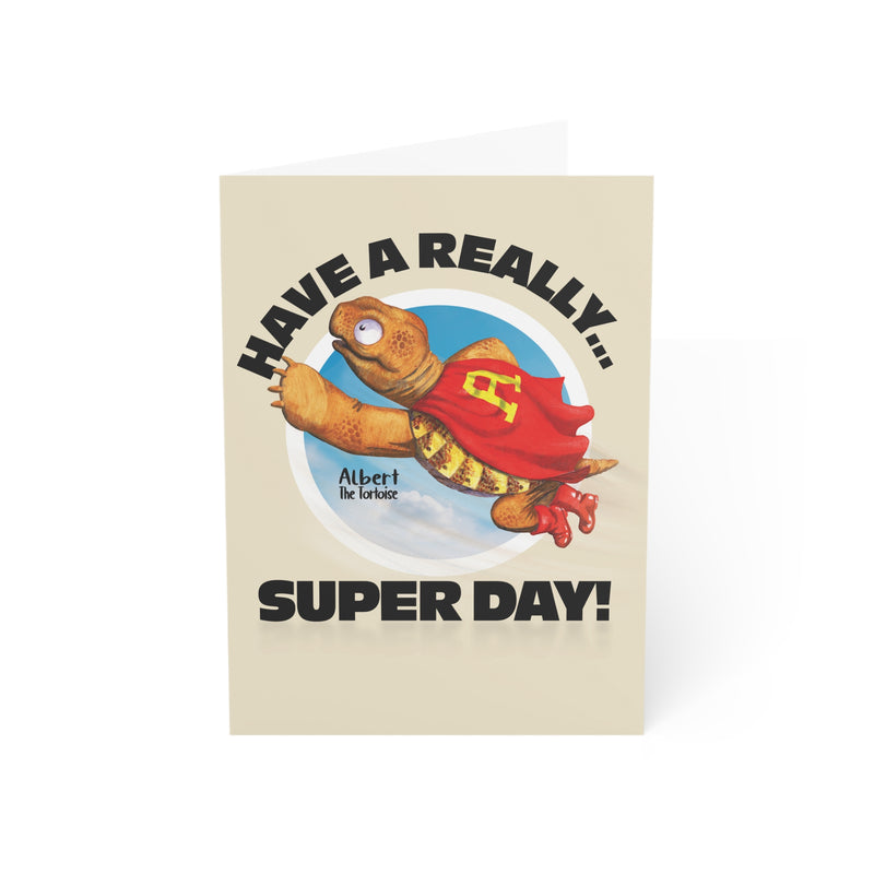 Albert Tortoise "Super Day!" Greeting Card (10 pcs)