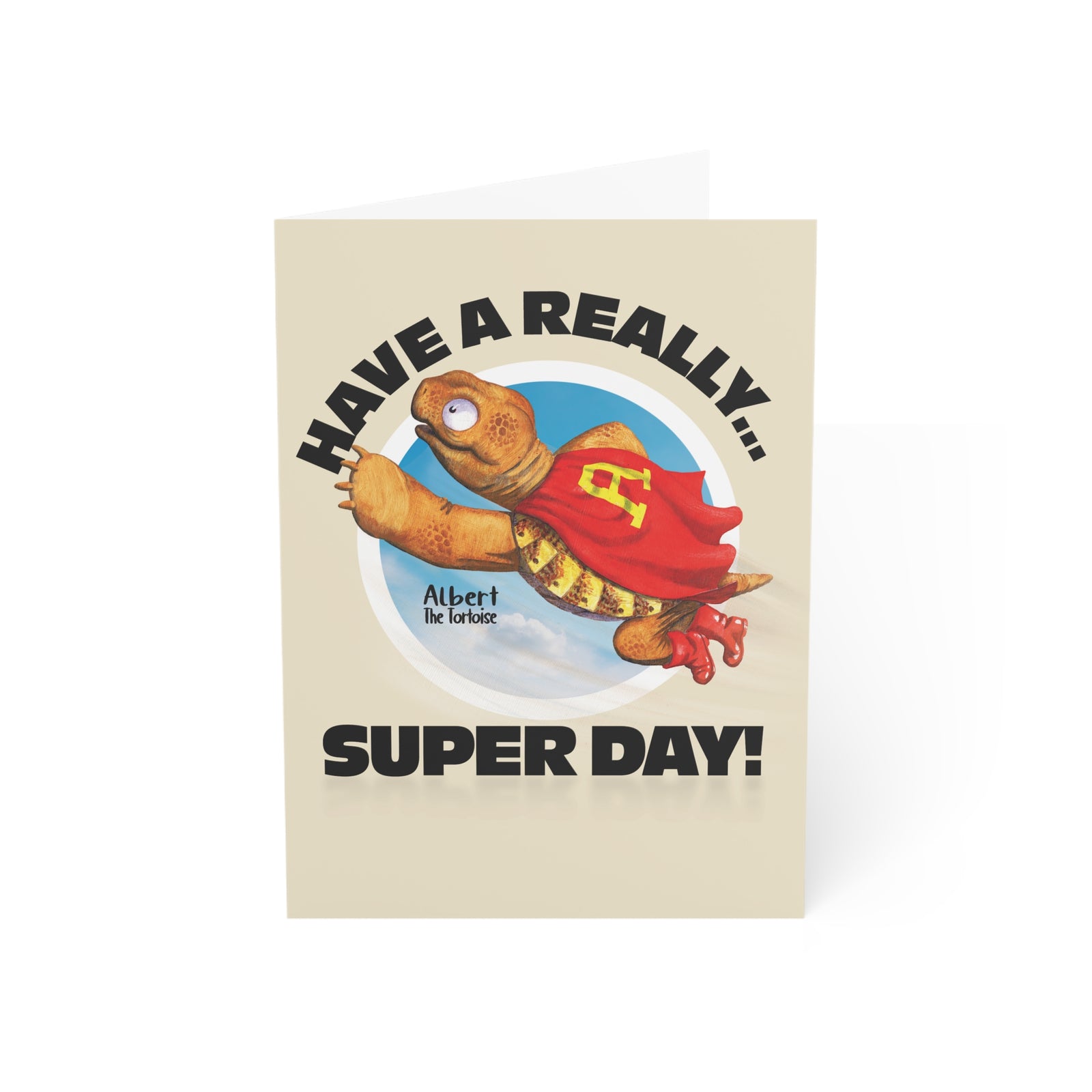 Albert Tortoise "Super Day!" Greeting Card (10 pcs)